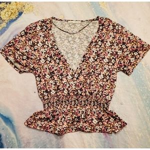 Pull&Bear Floral Blouse